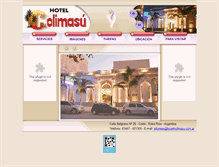 Tablet Screenshot of hotelholimasu.com.ar